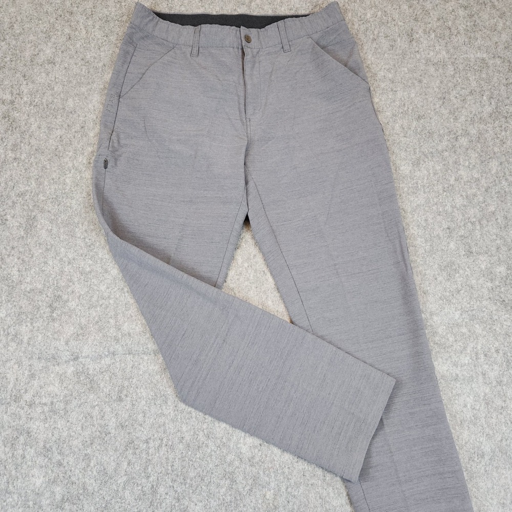 BYLT Kinetic Pant Men 36 (34x30) Grey Performance Stretch Casual Golf Office‎